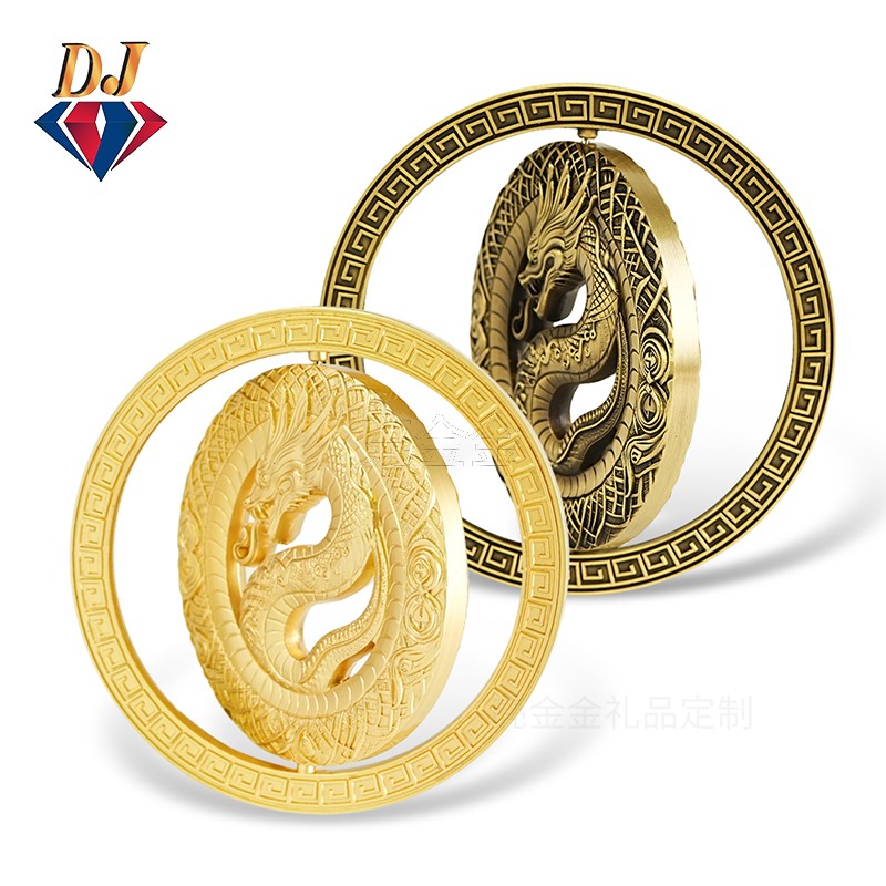 金属龙币纪念章定制