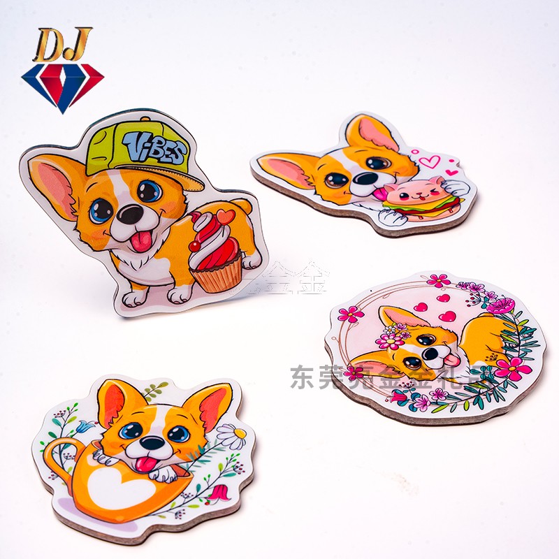 闪闪萌宠亚克力冰箱贴